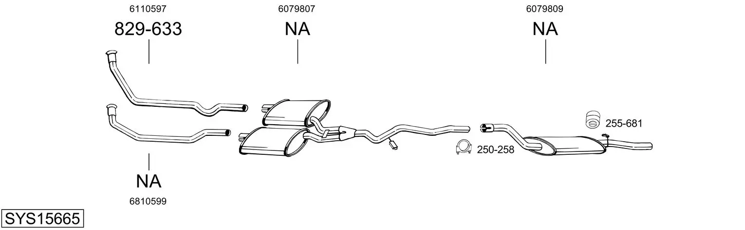 Изпускателна система BOSAL               