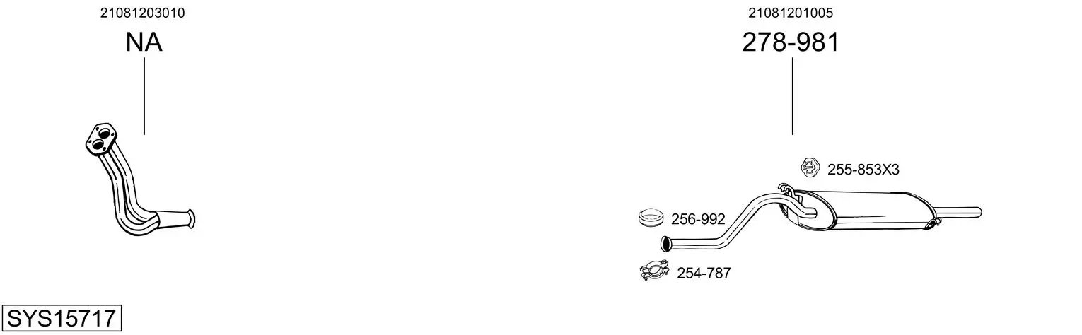 Изпускателна система BOSAL               