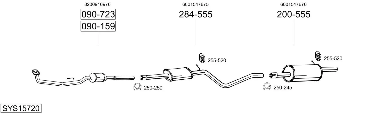 Изпускателна система BOSAL               