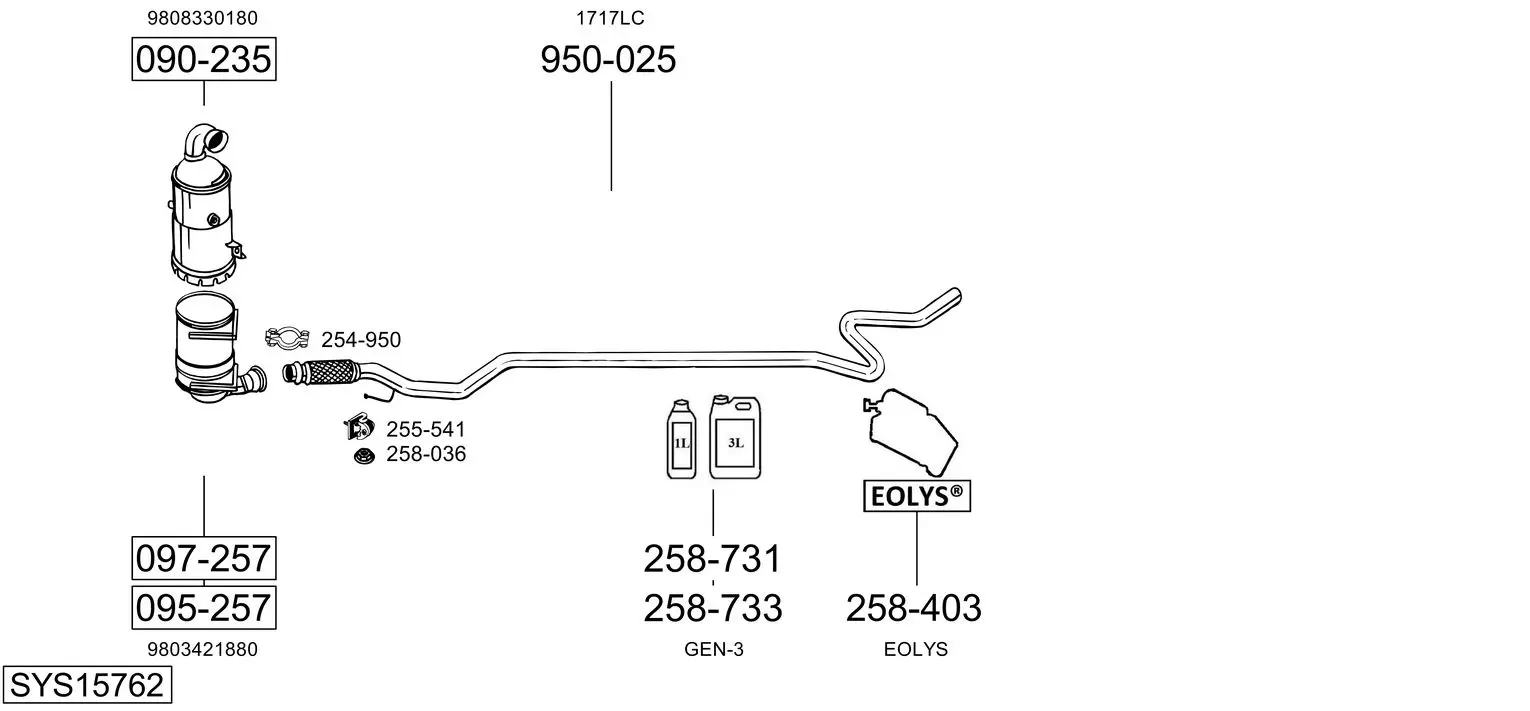 Изпускателна система BOSAL               