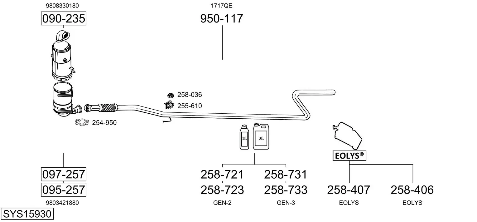 Изпускателна система BOSAL               