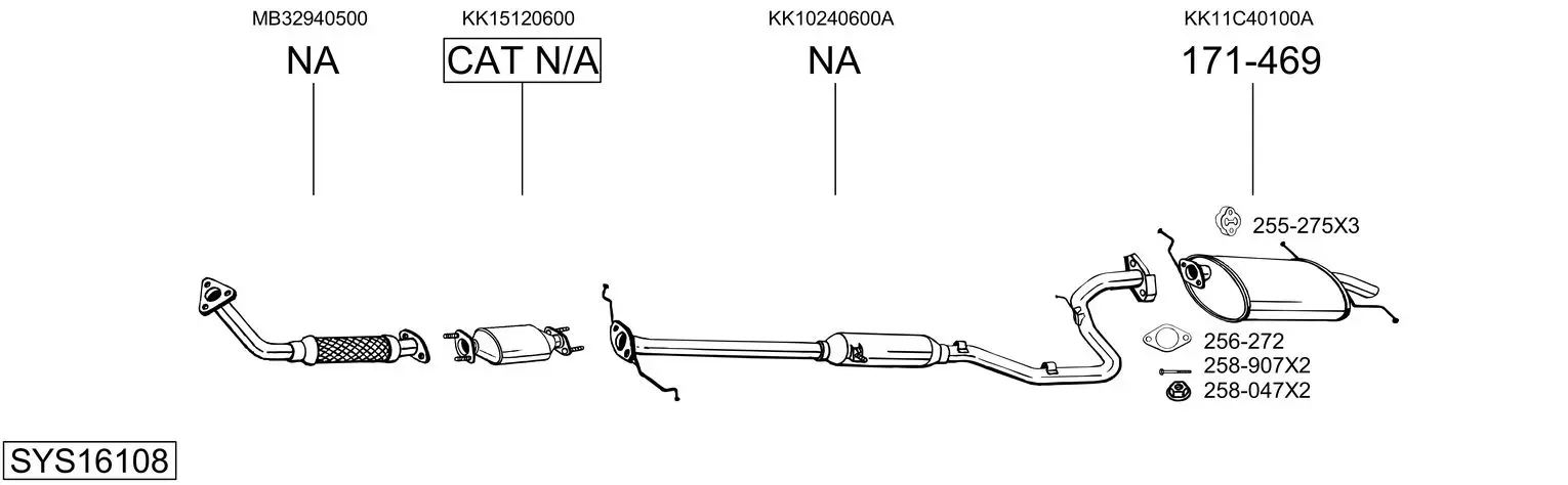 Изпускателна система BOSAL               