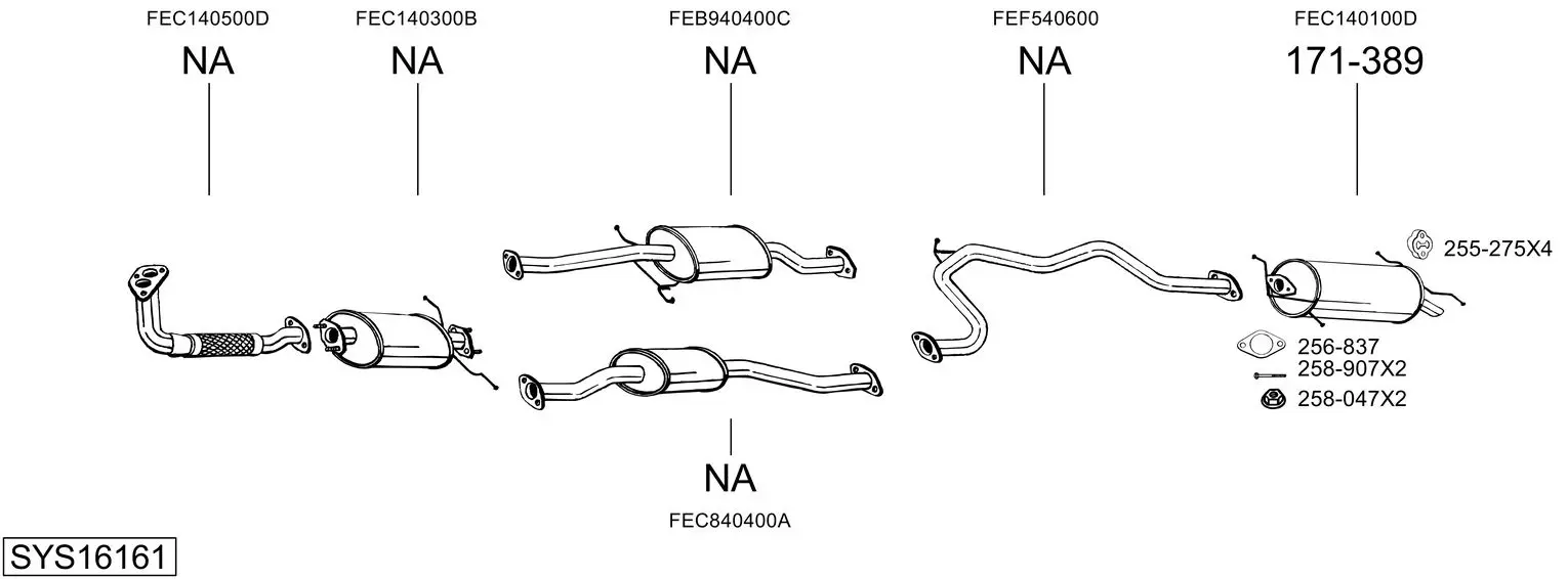 Изпускателна система BOSAL               