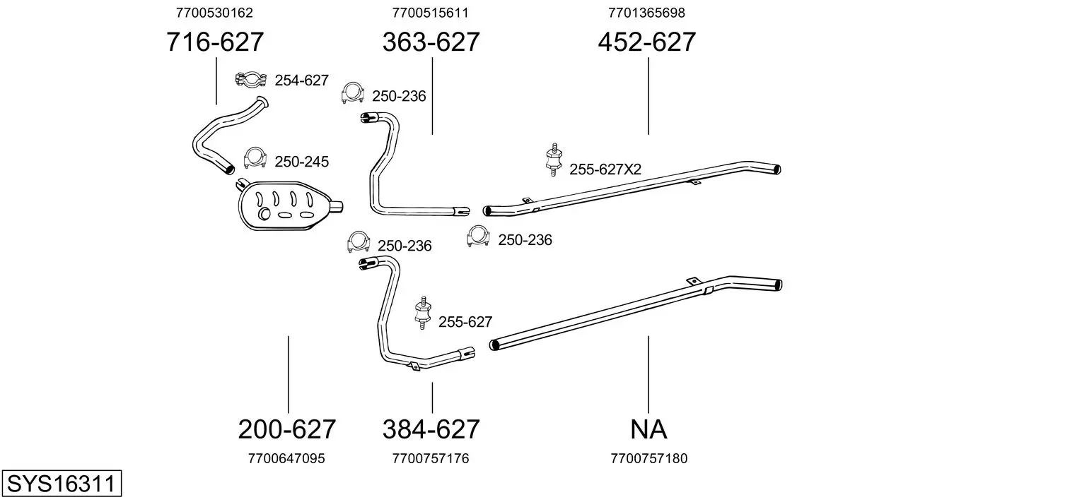 Изпускателна система BOSAL               