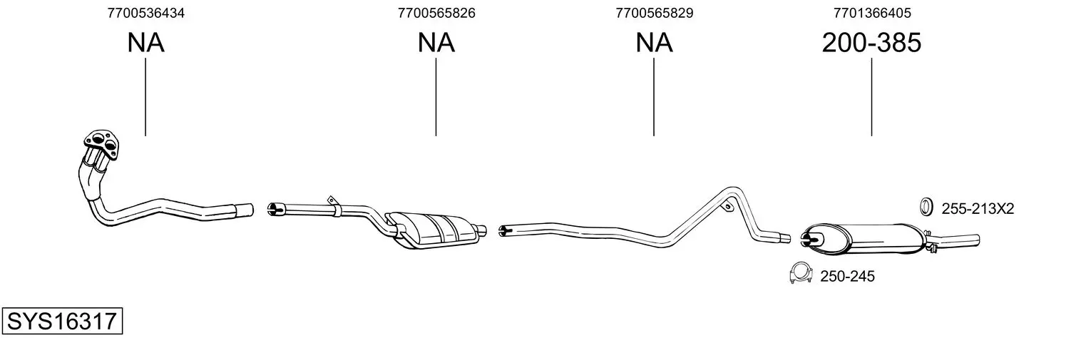Изпускателна система BOSAL               