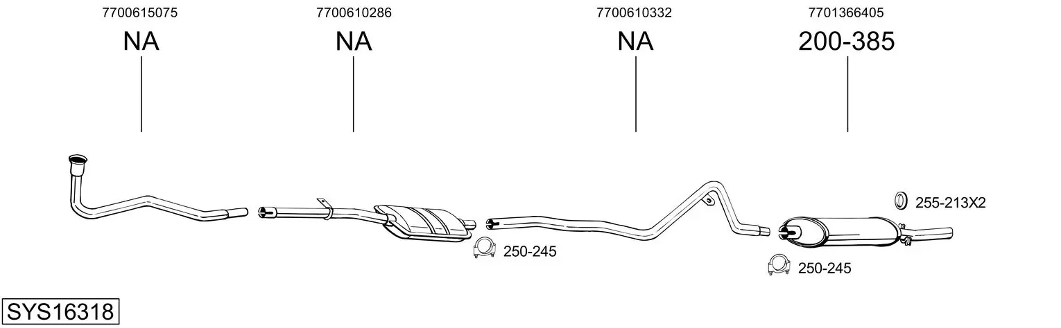 Изпускателна система BOSAL               
