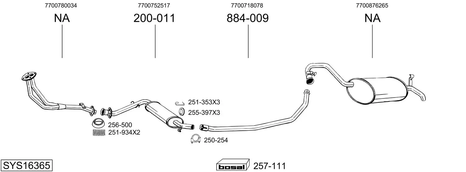 Изпускателна система BOSAL               