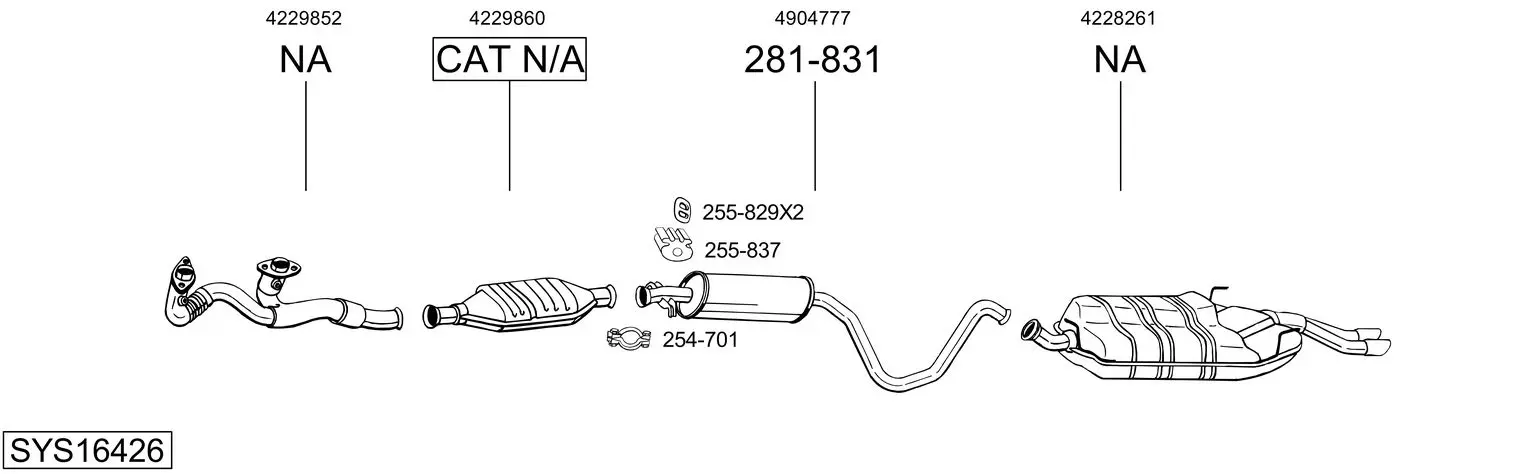 Изпускателна система BOSAL               