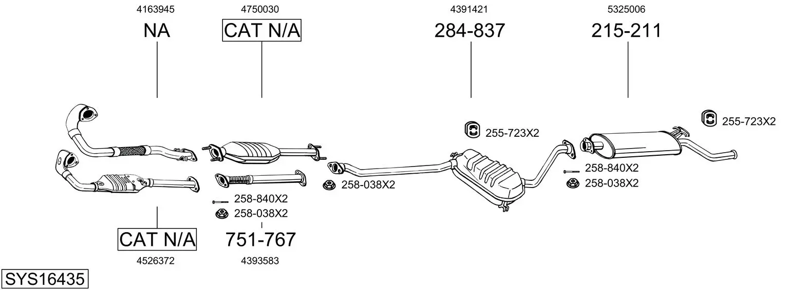 Изпускателна система BOSAL               