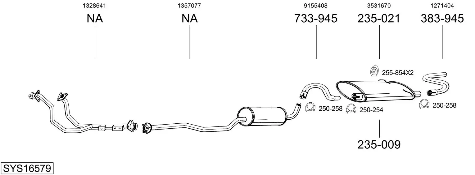 Изпускателна система BOSAL               