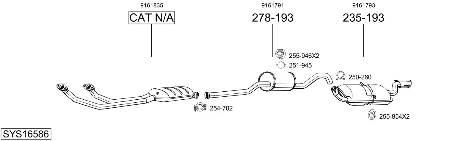 Изпускателна система BOSAL               