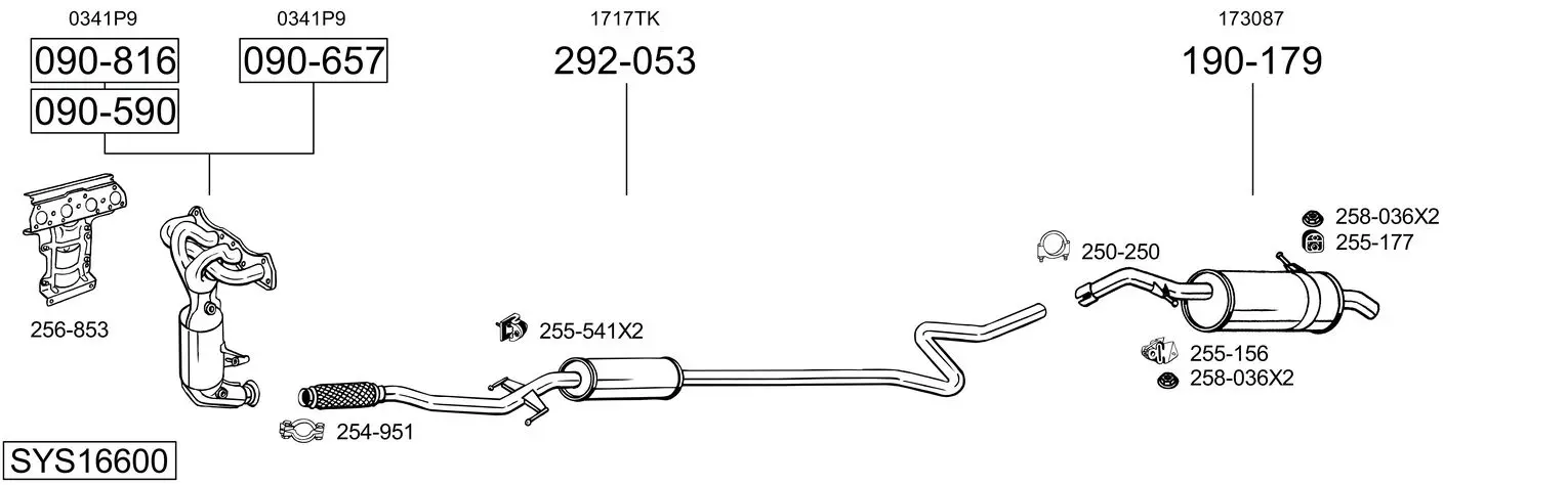 Изпускателна система BOSAL               
