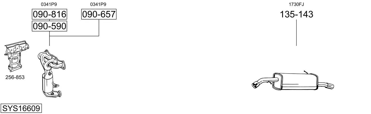 Изпускателна система BOSAL               