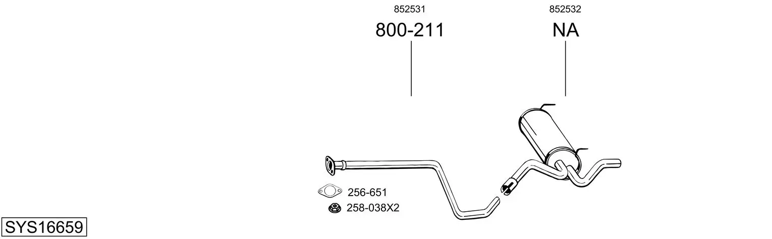 Изпускателна система BOSAL               