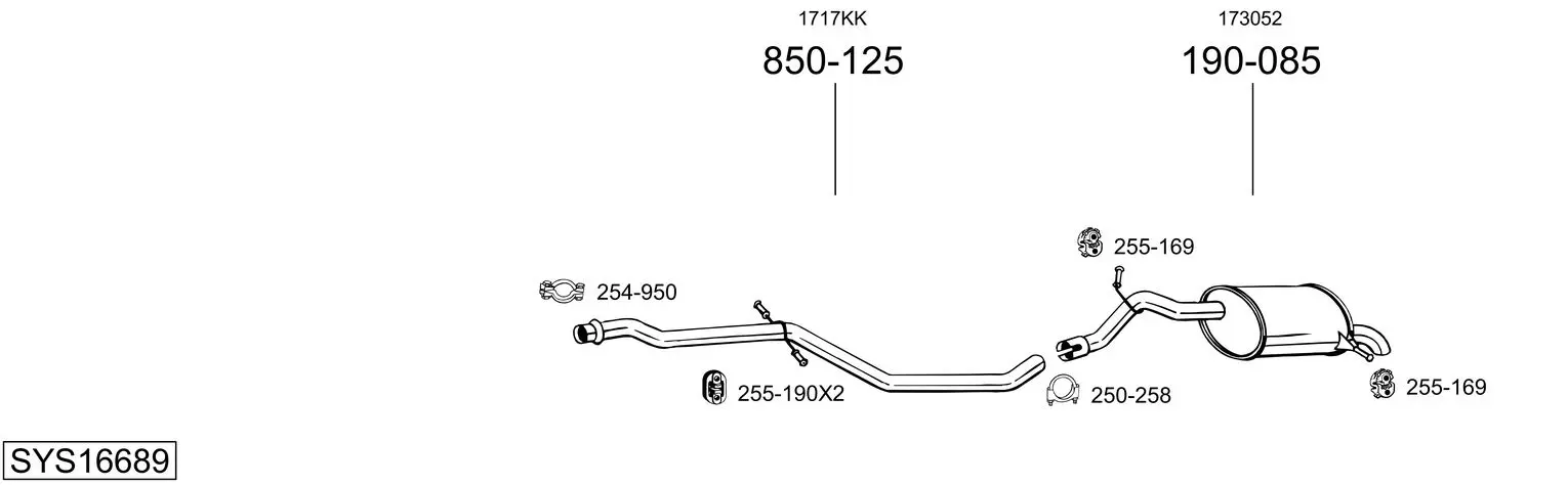Изпускателна система BOSAL               