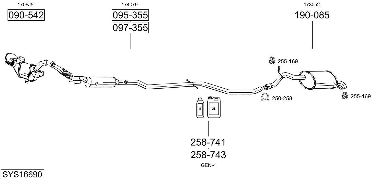 Изпускателна система BOSAL               