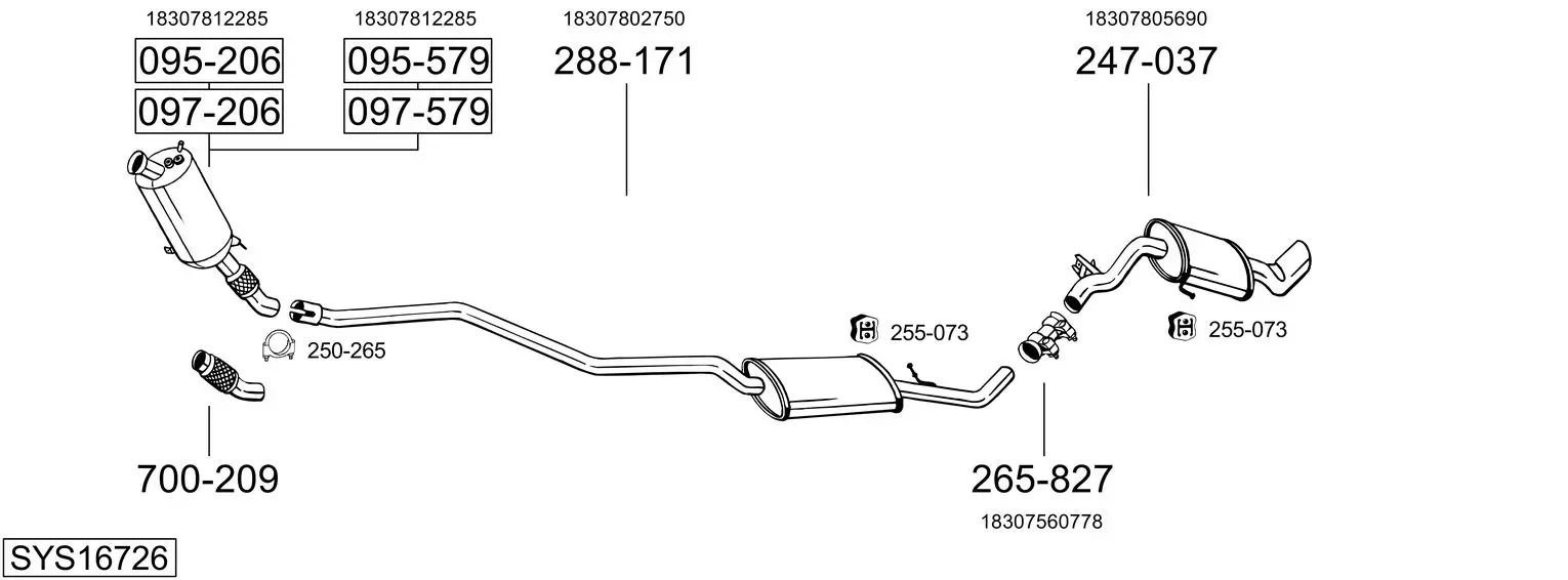 Изпускателна система BOSAL               