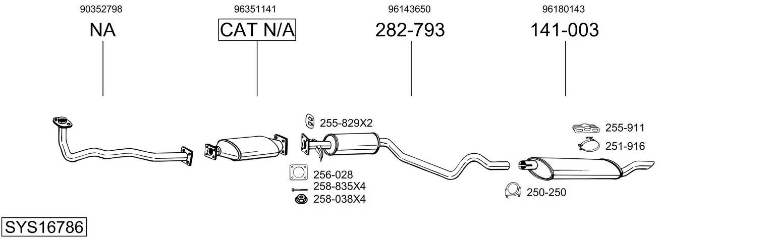 Изпускателна система BOSAL               