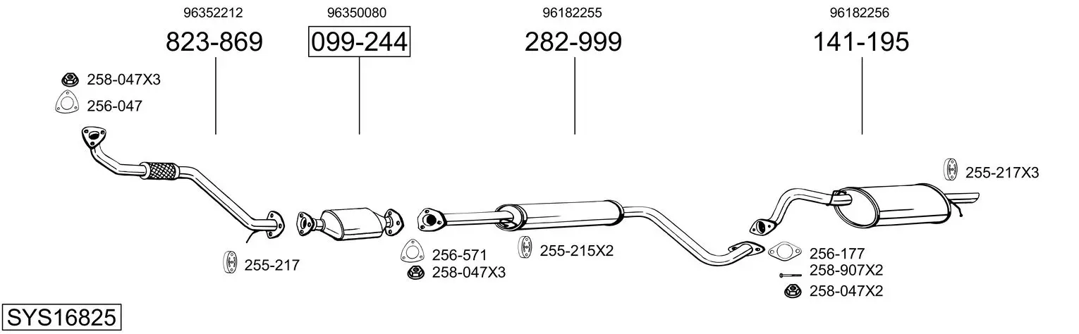 Изпускателна система BOSAL               