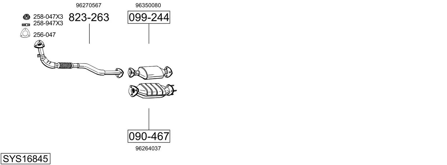Изпускателна система BOSAL               