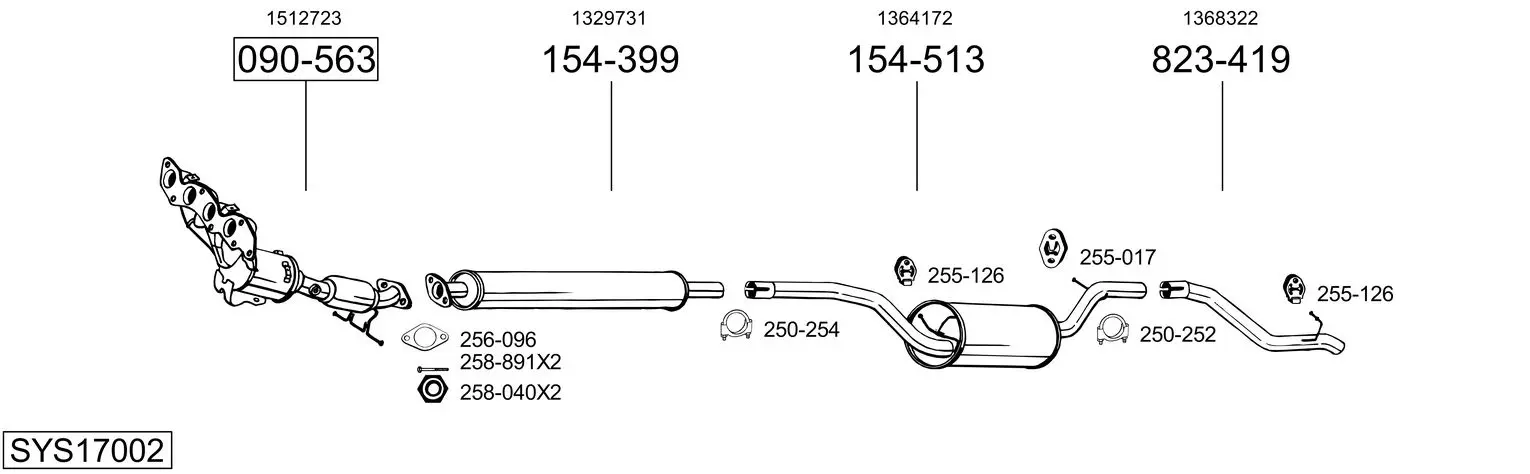 Изпускателна система BOSAL               