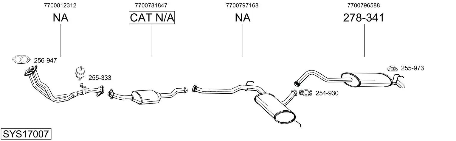 Изпускателна система BOSAL               