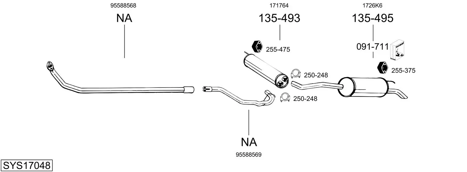 Изпускателна система BOSAL               