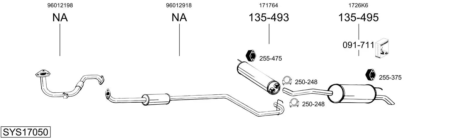 Изпускателна система BOSAL               