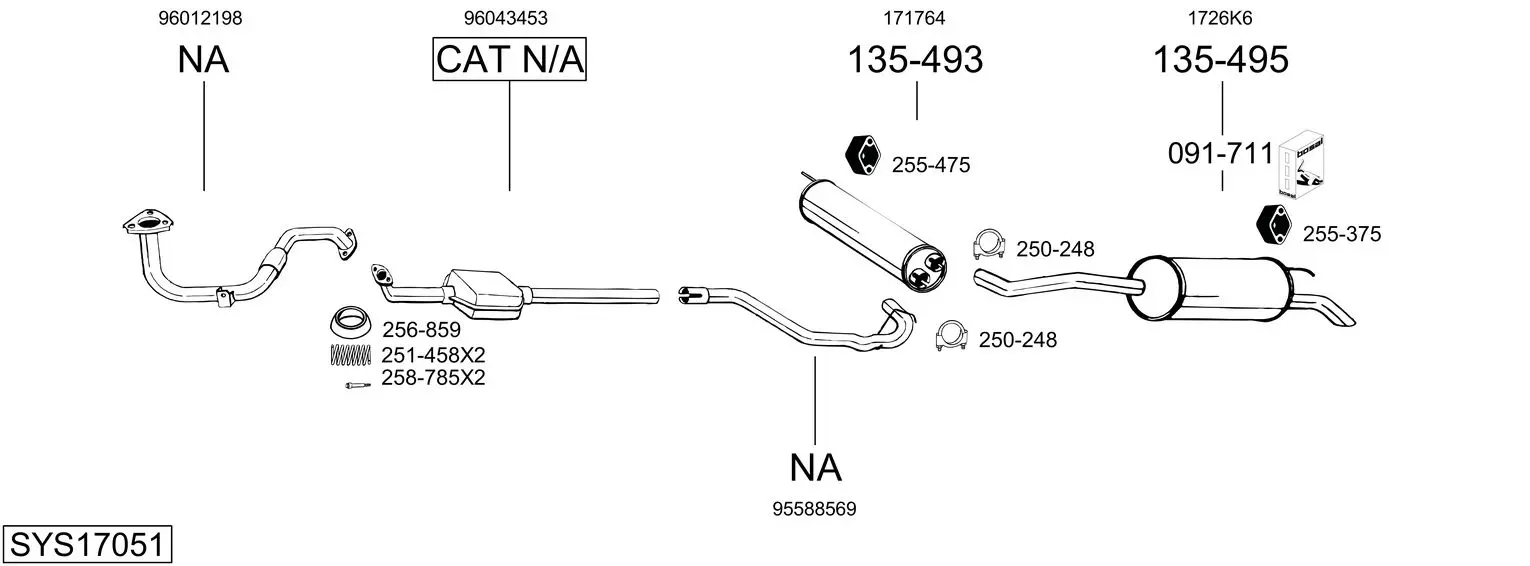 Изпускателна система BOSAL               