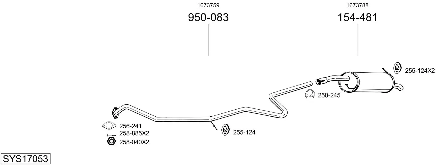 Изпускателна система BOSAL               