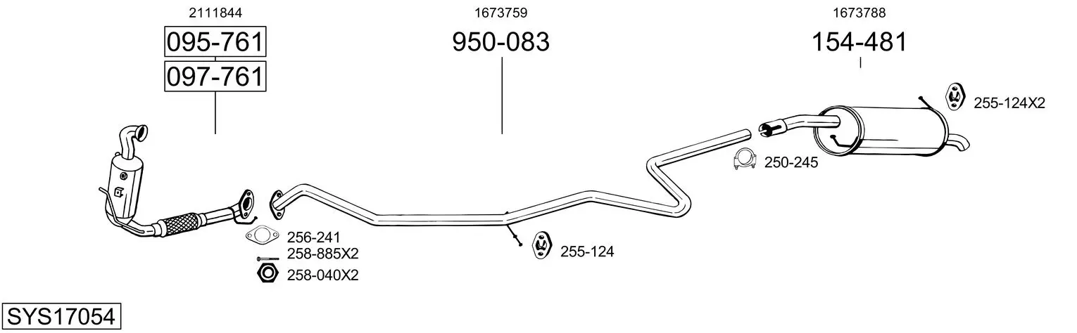 Изпускателна система BOSAL               