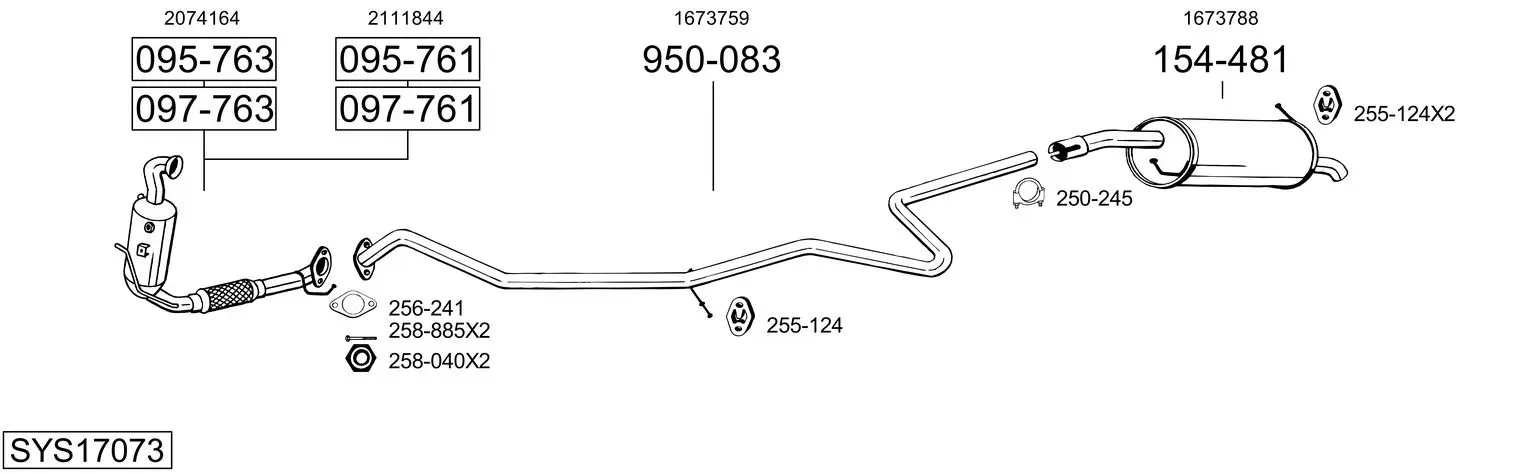 Изпускателна система BOSAL               