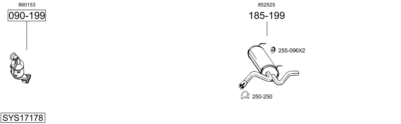 Изпускателна система BOSAL               