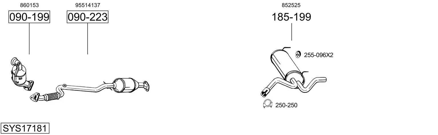 Изпускателна система BOSAL               