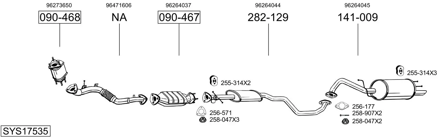 Изпускателна система BOSAL               