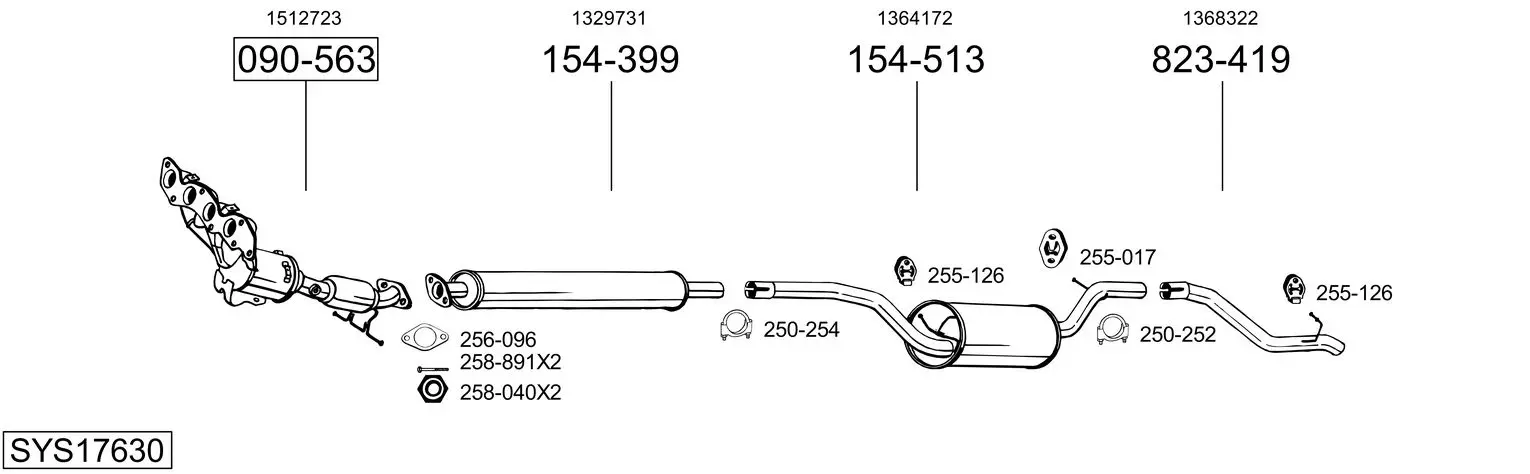 Изпускателна система BOSAL               
