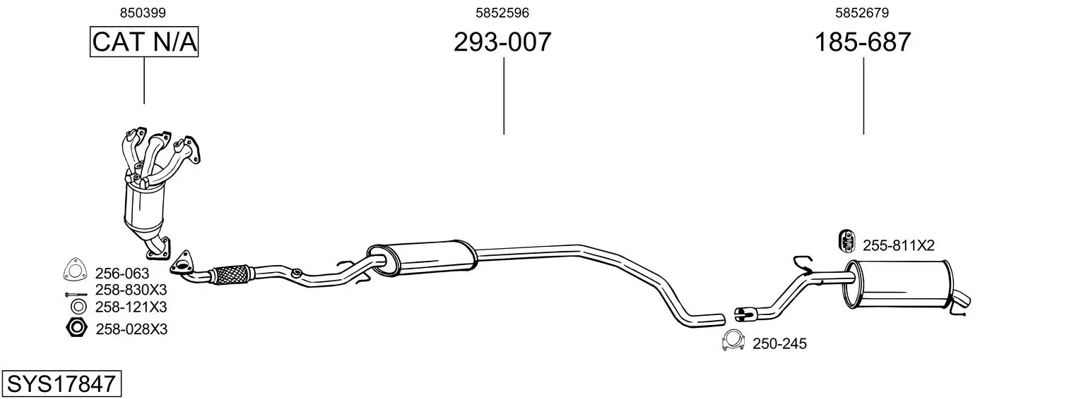 Изпускателна система BOSAL               