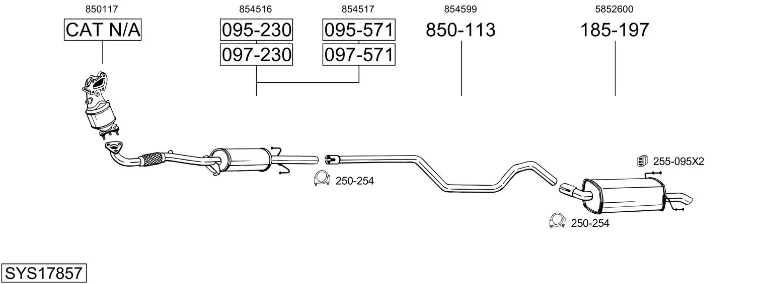 Изпускателна система BOSAL               
