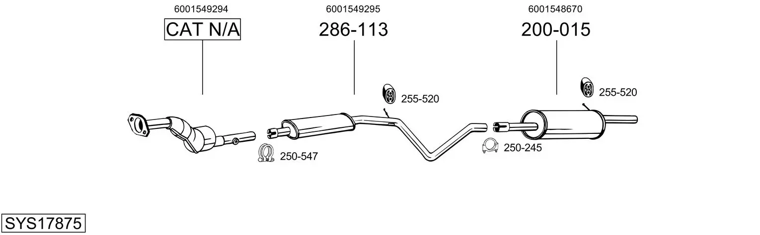 Изпускателна система BOSAL               