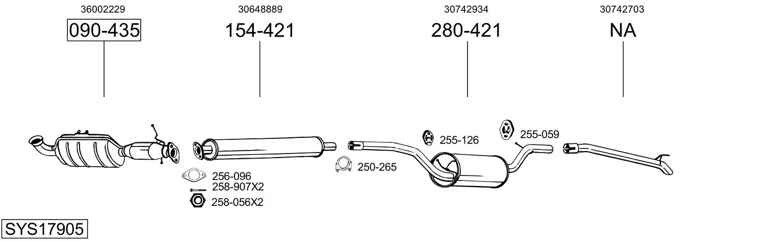 Изпускателна система BOSAL               