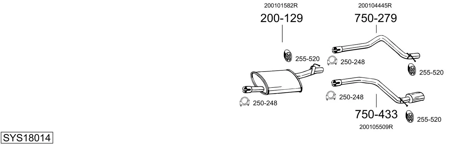 Изпускателна система BOSAL               