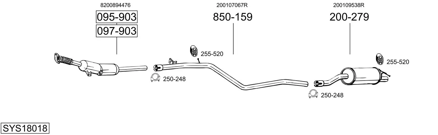 Изпускателна система BOSAL               