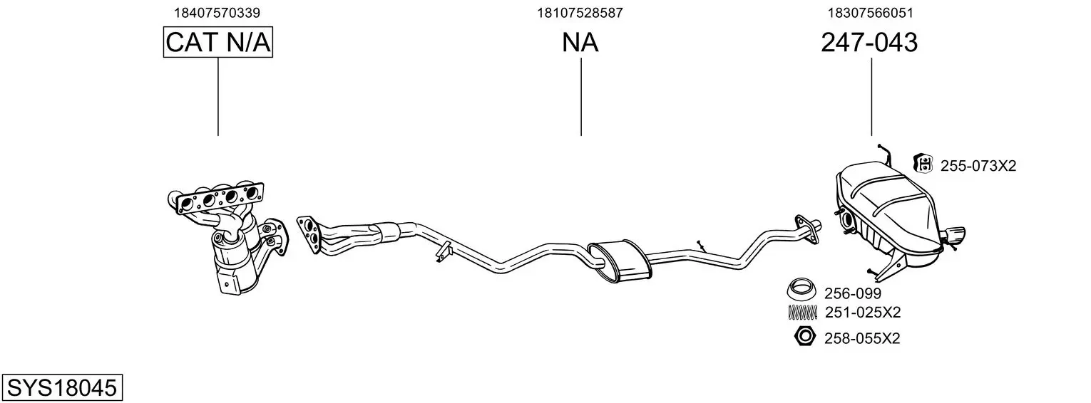 Изпускателна система BOSAL               