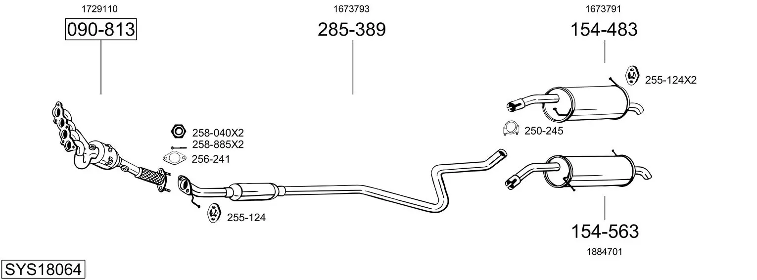 Изпускателна система BOSAL               