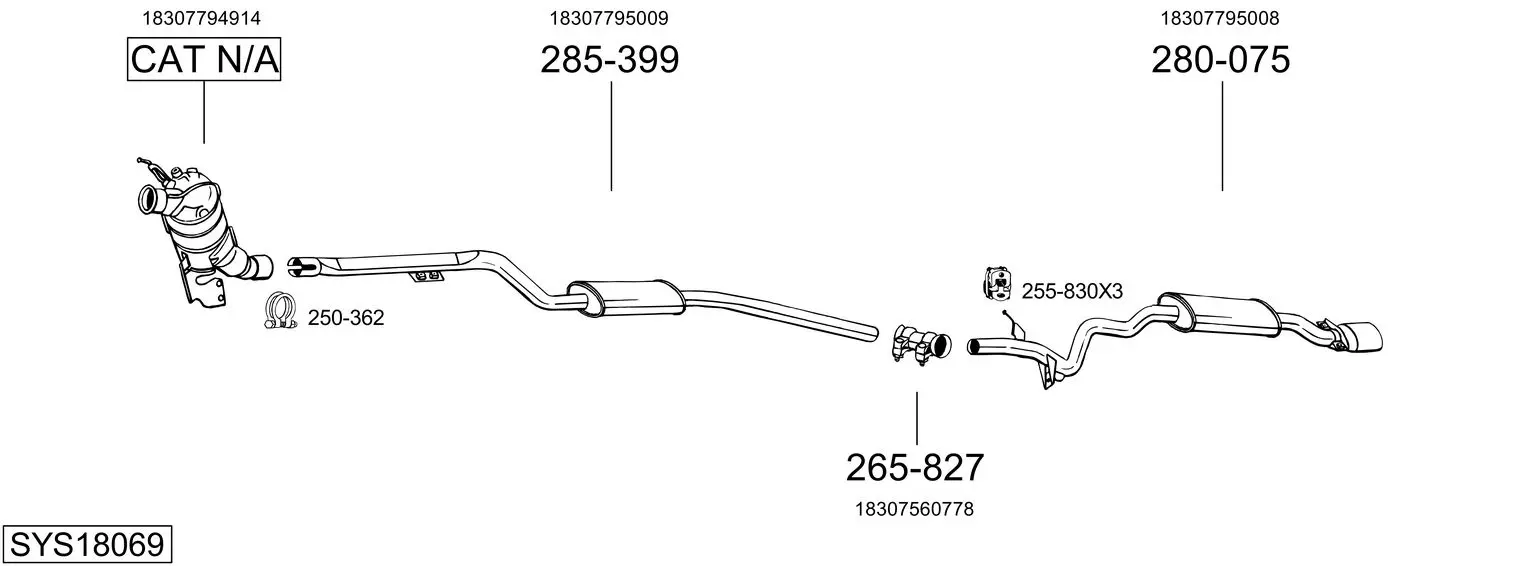 Изпускателна система BOSAL               