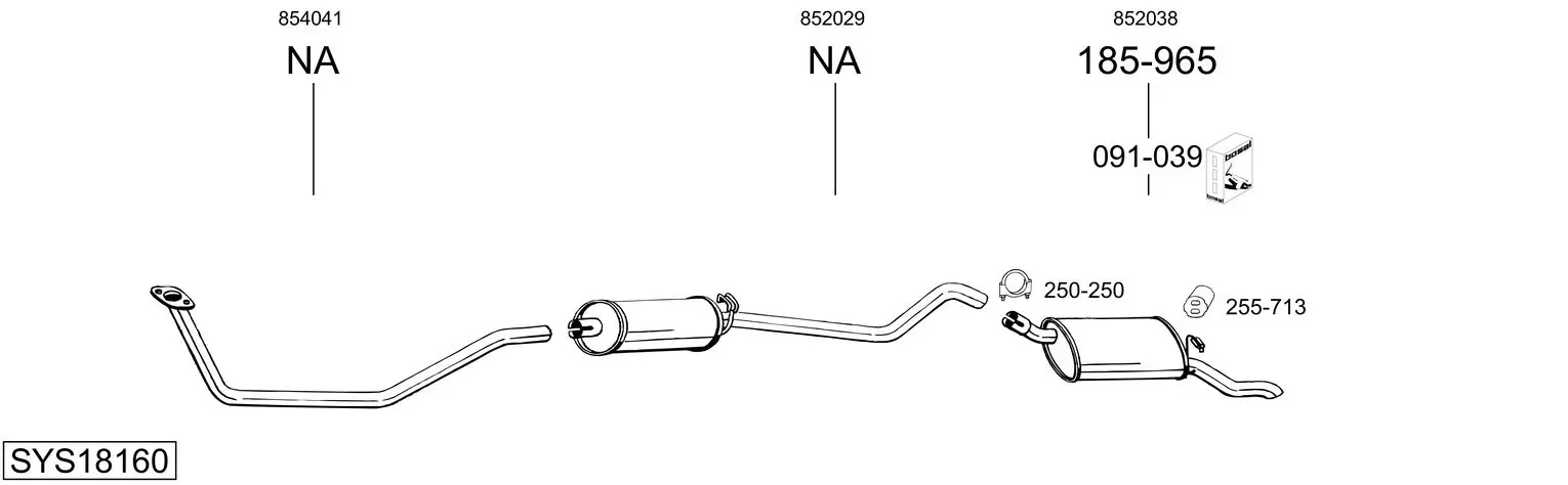 Изпускателна система BOSAL               