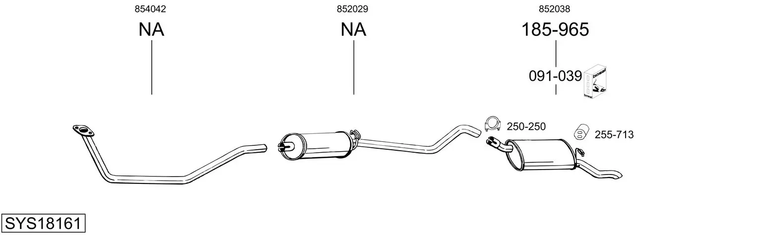 Изпускателна система BOSAL               