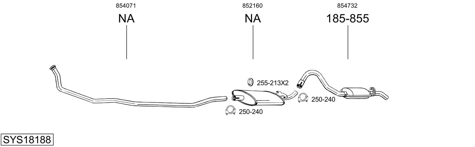 Изпускателна система BOSAL               