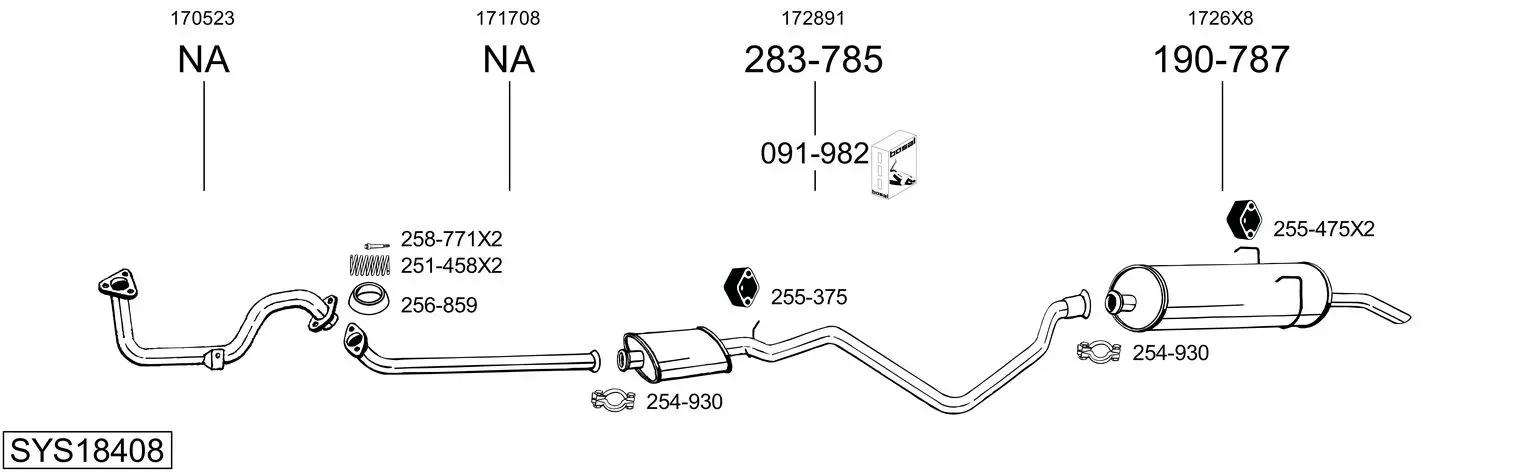 Изпускателна система BOSAL               