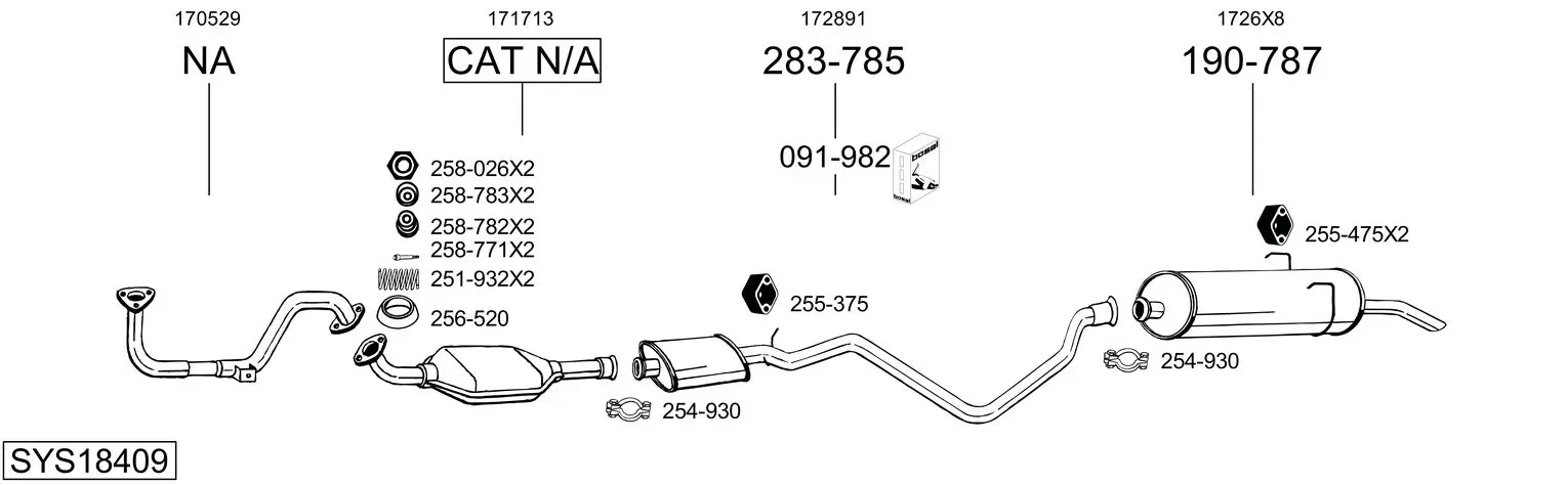 Изпускателна система BOSAL               